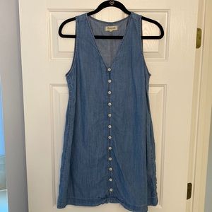 Madewell Button Down denim dress